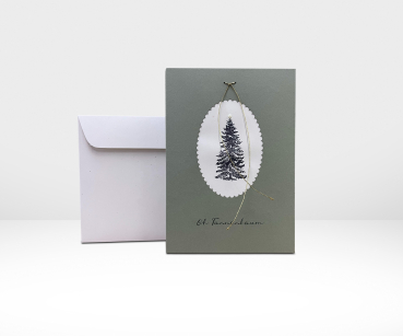 Weihnachtskarte Oh Tannenbaum